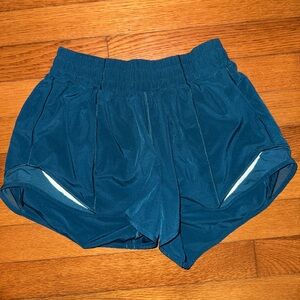Lululemon Hotty Hot shorts | Teal | Size 4 tall |